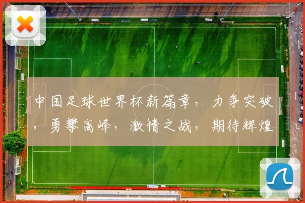 中国足球世界杯新篇章，力争突破，勇攀高峰，激情之战，期待辉煌